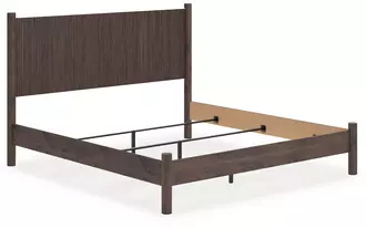 Ashley pamytta king panel footboard w/rails in brown