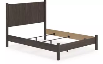 Ashley pamytta queen panel headboard in brown