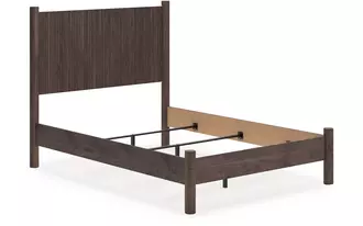 Ashley pamytta full panel footboard w/rails in brown