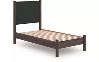 Ashley pamytta twin uph panel headboard in brown
