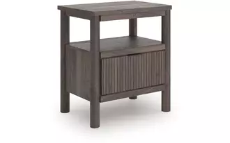 Ashley pamytta one drawer night stand in brown