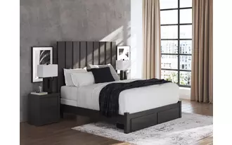 Ashley fraluna king bed rails in charcoal