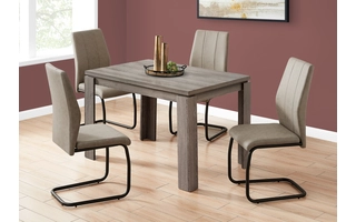 DINING TABLE - 32 X 48  - DARK TAUPE I1161 I1161 MONARCH SPECIALTIES