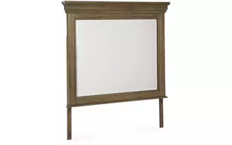 Ashley karallin bedroom mirror in medium brown