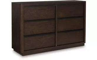 Ashley dilenno dresser in dark brown