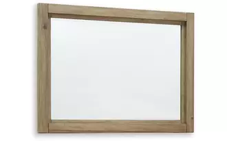 bedroom mirror ridgester light brown