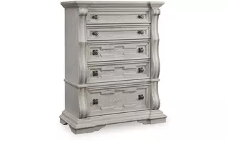 Ashley bruchandi five drawer chest in antique white