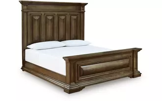 Ashley frantanna king/cal king panel headboard in brown