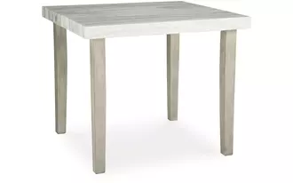 Ashley larawyn square drm counter table in bisque