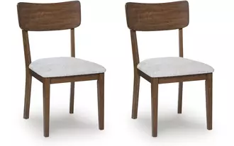 Ashley tameride dining uph side chair (2/cn) in brown