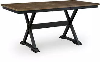 Ashley wildenauer drm counter butterfly ext tbl in brown/black
