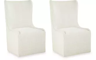 Ashley radkin dining uph side chair (2/cn) in burnished brown