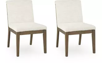 Ashley marxmore dining uph side chair (2/cn) in brown