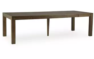 Ashley marxmore rect drm butterfly ext table in brown