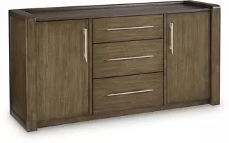 Ashley marxmore dining room server in brown