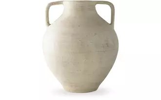Ashley justy vase in antique beige