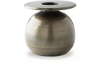 Ashley fedorleigh vase in antique brass finish