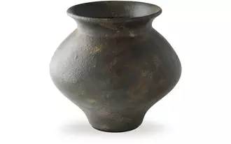 Ashley laddlow vase in antique brown