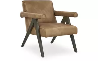 accent chair goda caramel