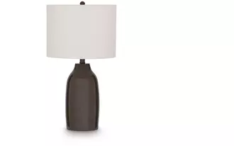 terracotta table lamp (1/cn)