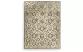 Ashley sableridge large rug in ivory/taupe/camel