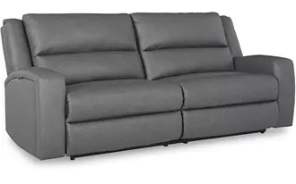 2 seat reclining sofa brixworth in slate by ashley