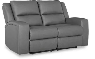 reclining loveseat brixworth in slate by ashley