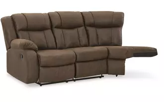 laf reclining loveseat trail boys walnut