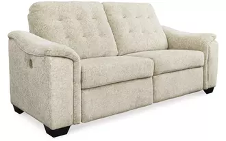 2 seat reclining power sofa beaconfield in sandstone by ashley