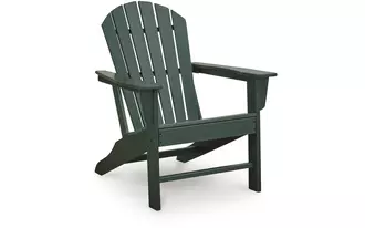 Ashley sundown shores adirondack chair in green