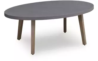Ashley harmony headlands oval cocktail table in natural/gray