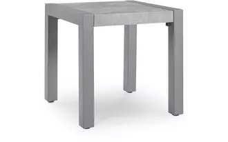 Ashley hurley park square end table in gray