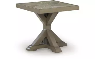 Ashley laguna heights square end table in beige