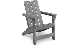 Ashley cove beach adirondack chair in gray