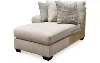 Ashley carnaby laf corner chaise in linen