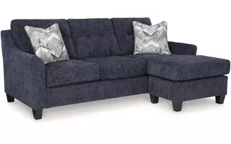 sofa chaise keenelynn in navy by ashley