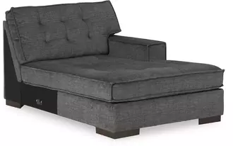 raf corner chaise coulee point charcoal