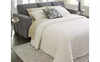 queen sofa sleeper deltona in graphite by ashley