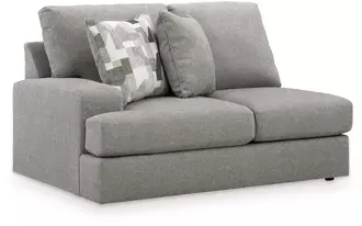 Ashley lindon laf loveseat in smoke