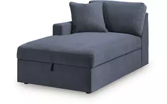 Ashley modmax laf corner chaise w/storage in ink