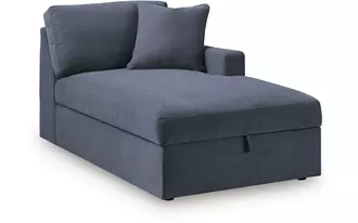 Ashley modmax raf corner chaise w/storage in ink