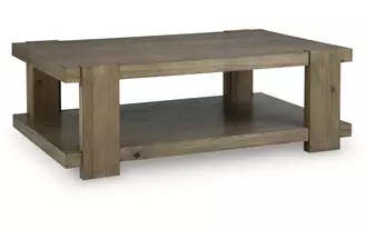 rectangular cocktail table flangren light brown