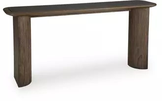 sofa table dontayne warm brown