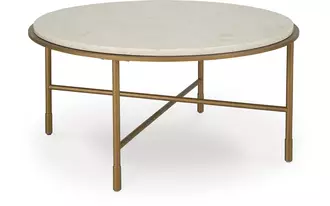 round cocktail table alben antique gold