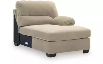 Ashley simplejoy raf corner chaise in sand
