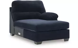 Ashley simplejoy raf corner chaise in navy