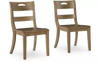 Ashley  dining room side chair (2/cn) in 