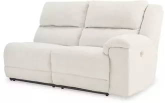 Ashley  raf reclining power loveseat in 
