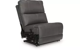 Ashley  pwr armless rec w/adj headrest in 