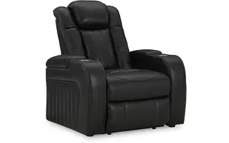 Ashley  pwr recliner/adj headrest in 